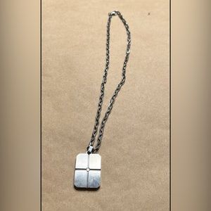 Stainless steel men’s necklace